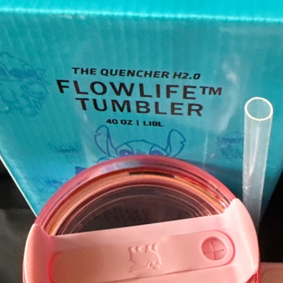 New Stitch Engraved Custom Stanley Pink with Straw and Special Box Tumbler - Picture 4 of 10